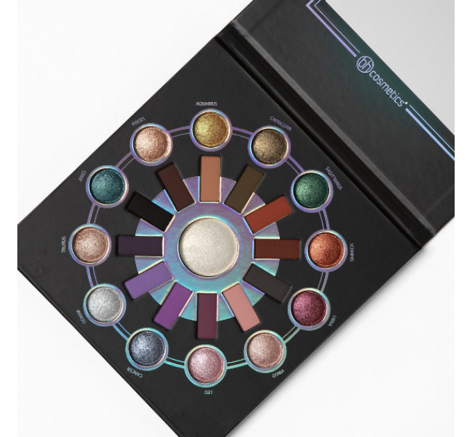BH Cosmetics Zodiac - 25 Color Eyeshadow & Highlighter Palette - Палетка запечених тіней